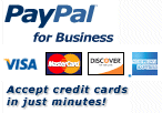 Sign up for PayPal and start accepting credit card payments instantly.